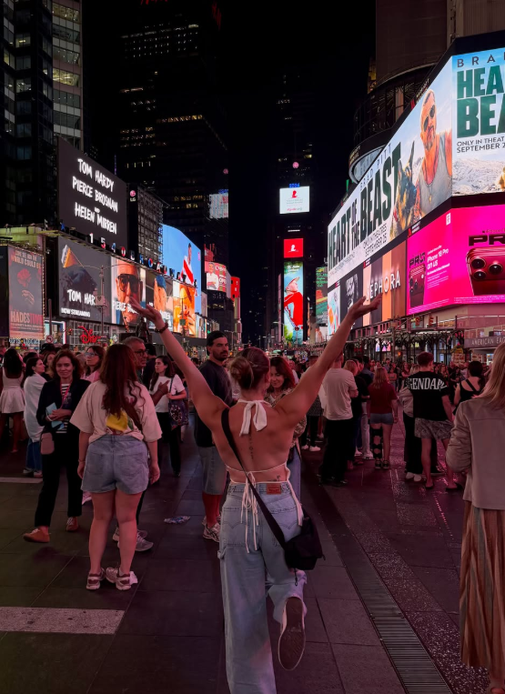 Times Square en soirée