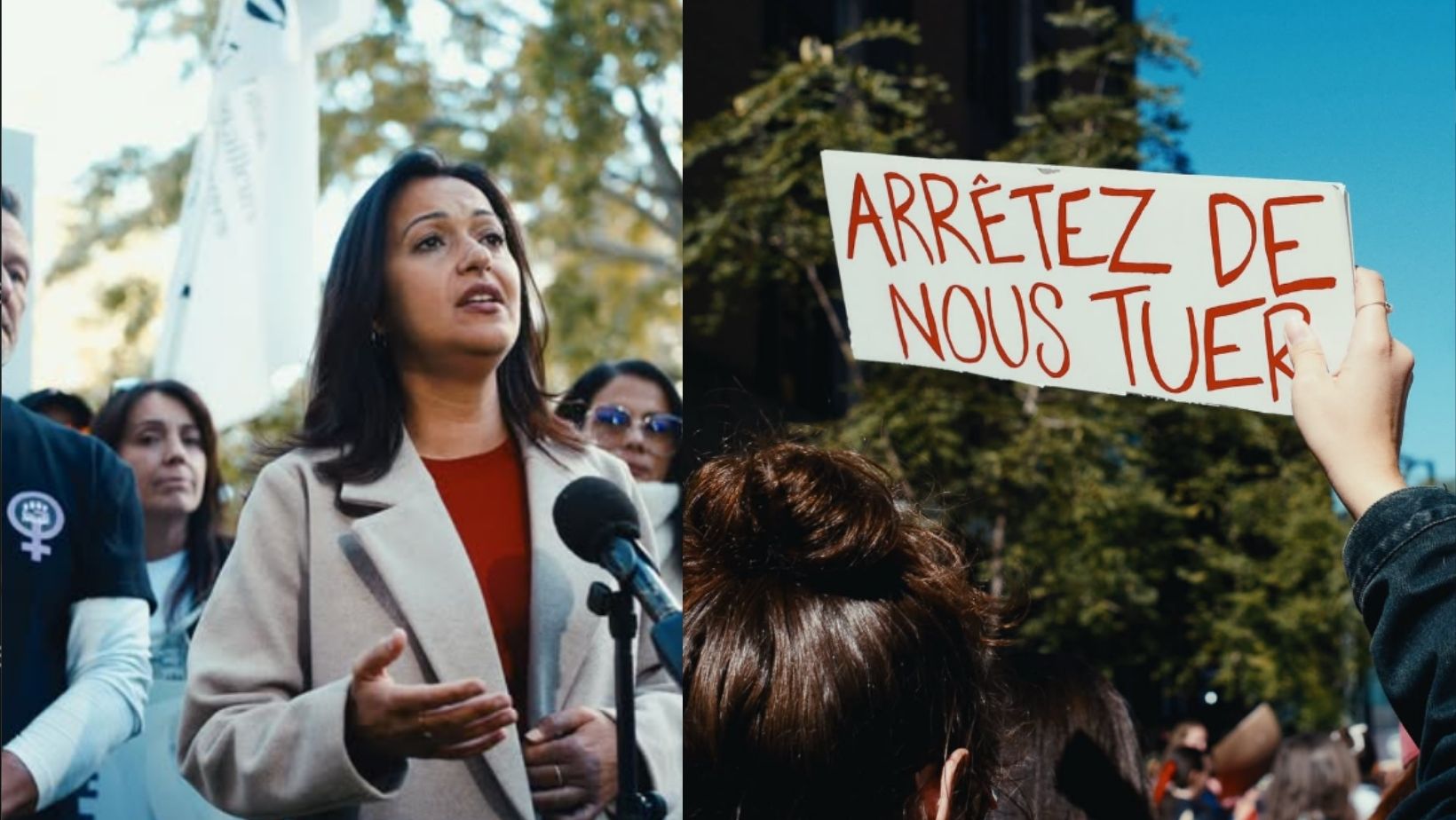 Québec 2026: La violence faite aux femmes devient un enjeu de campagne en marge d’une manifestation à Montréal