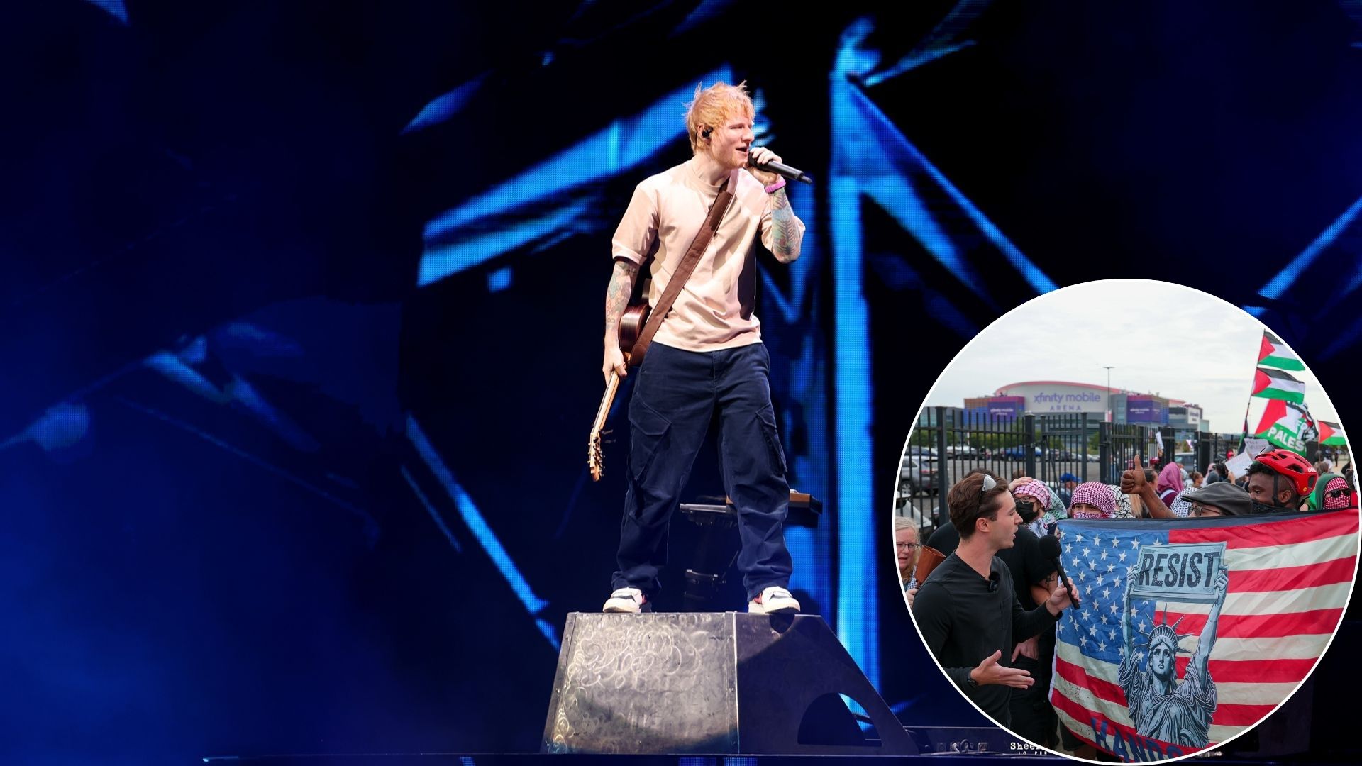 Ed Sheeran Says He’s «So, So Sorry» in First Show Since Macklemore Was Dropped Following «Free Palestine» Remark
