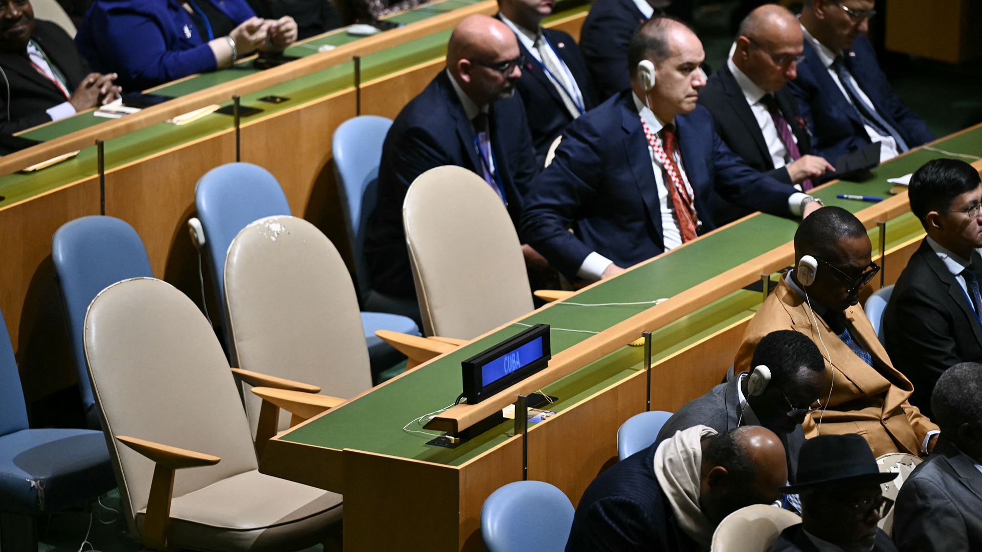 Cuban Delegates Walk Out