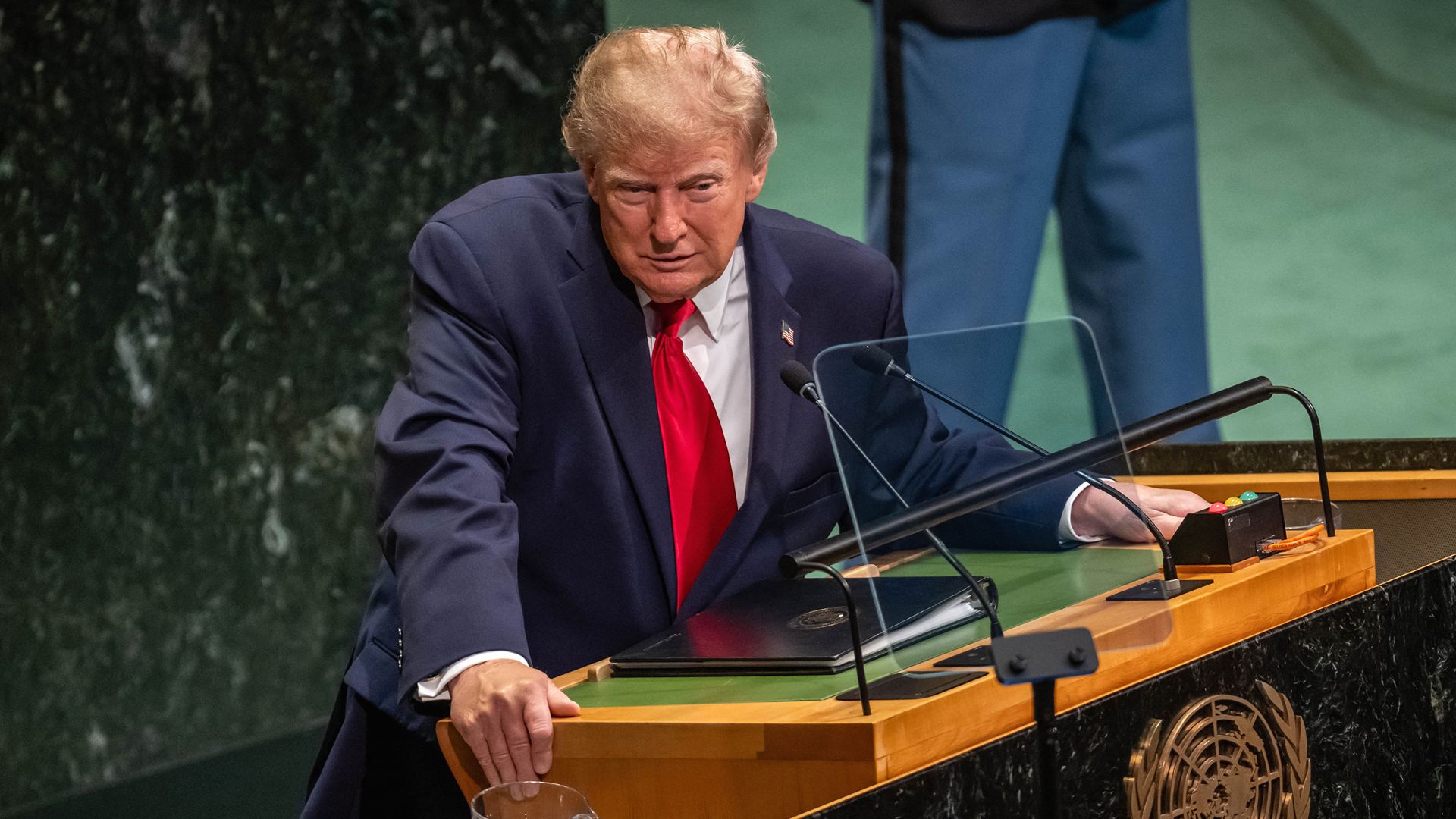 Trump Delivers a Fiery UN Address