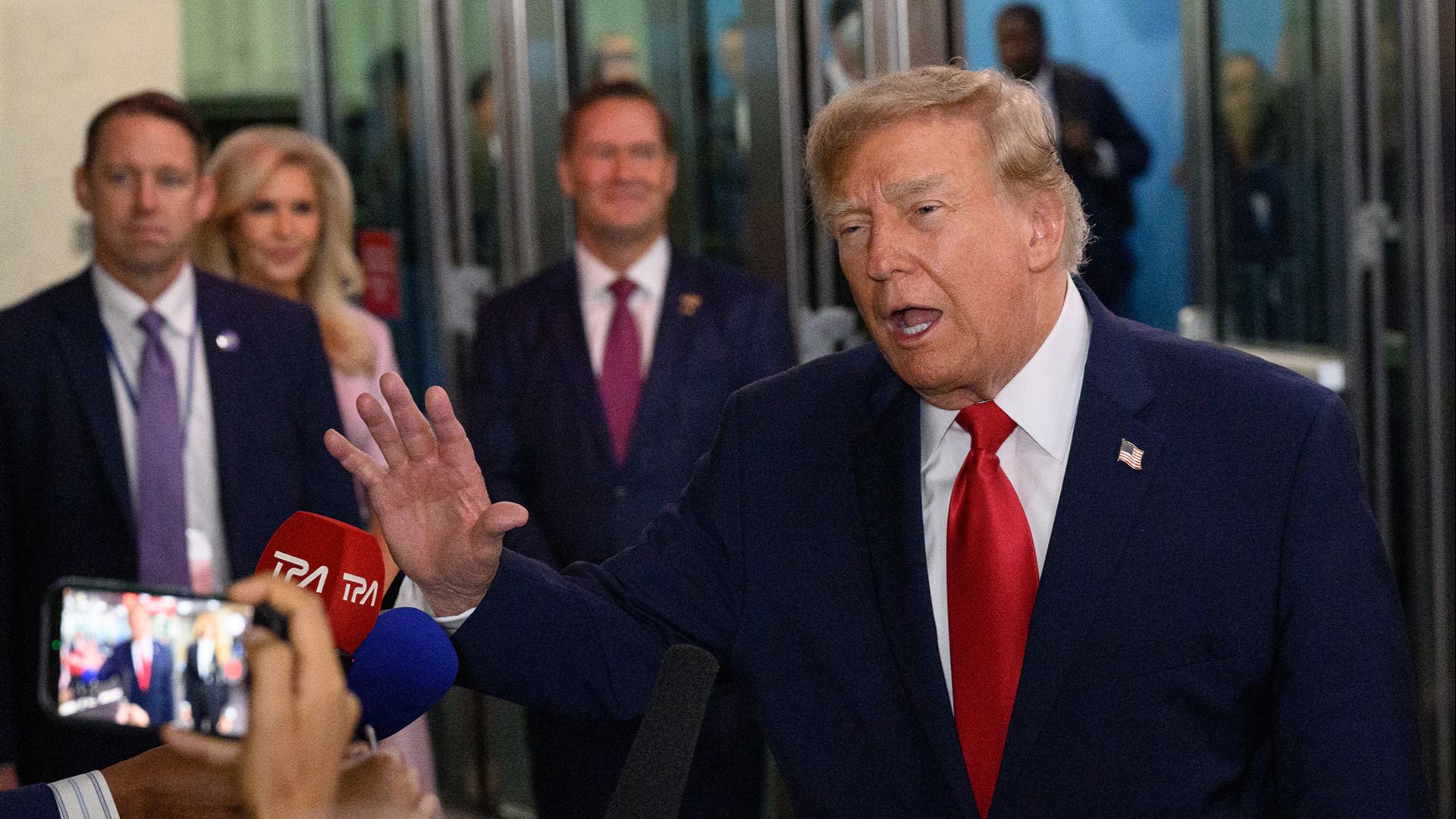 DOJ Defends Trump’s Media Ban