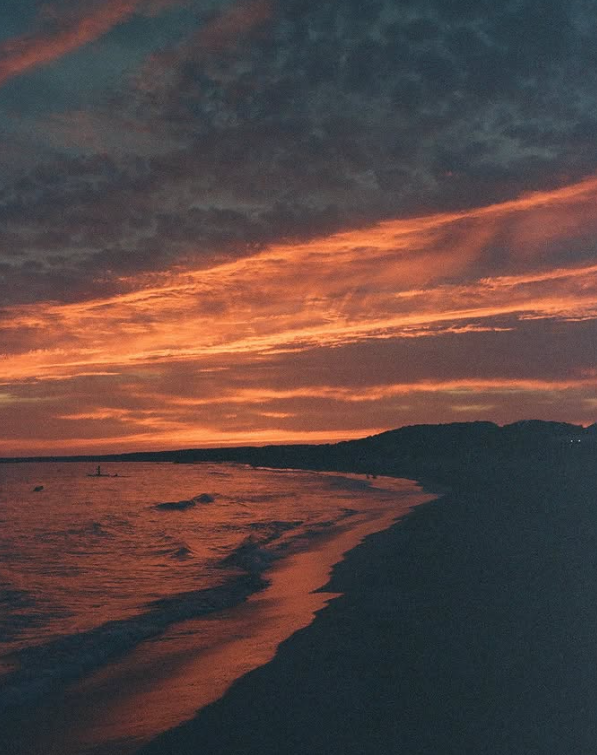 Magnifique ciel orangé