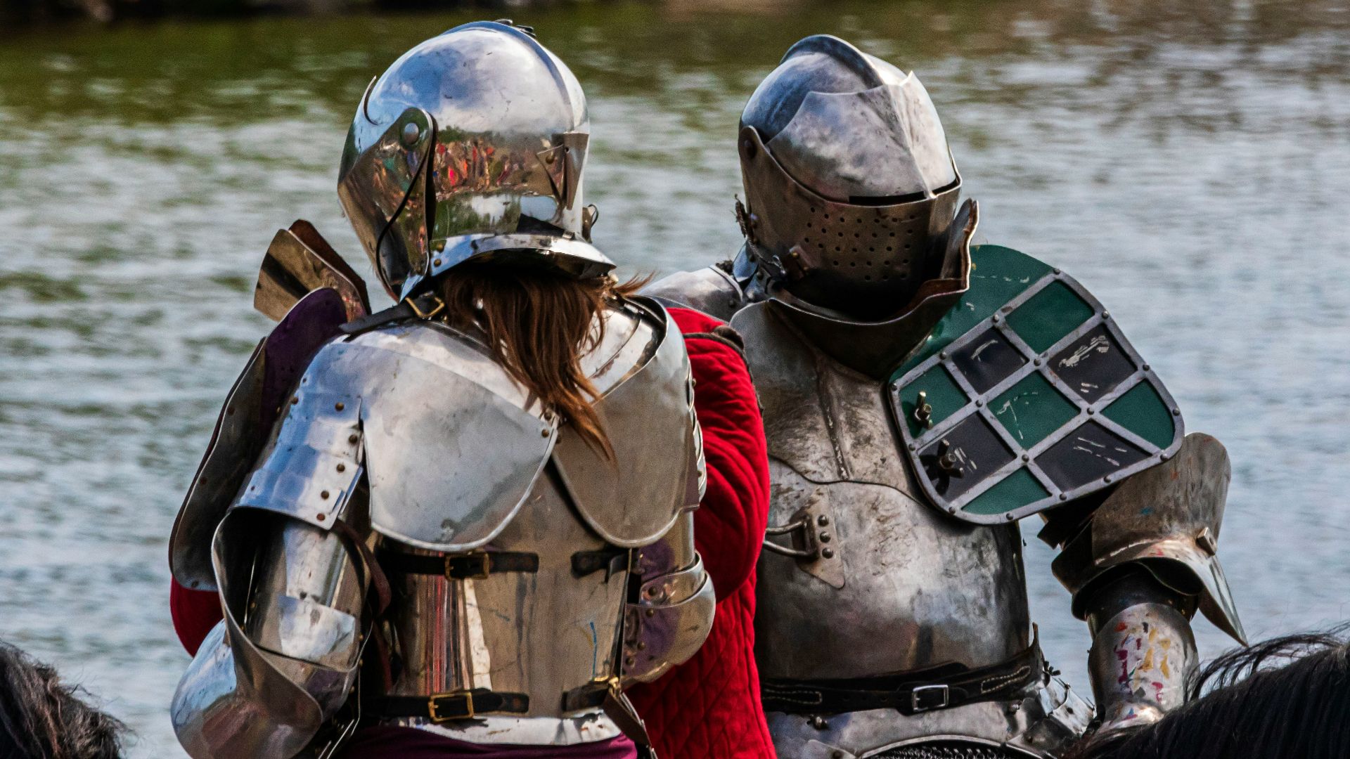 9. Les chevaliers combattaient toujours en armure complète