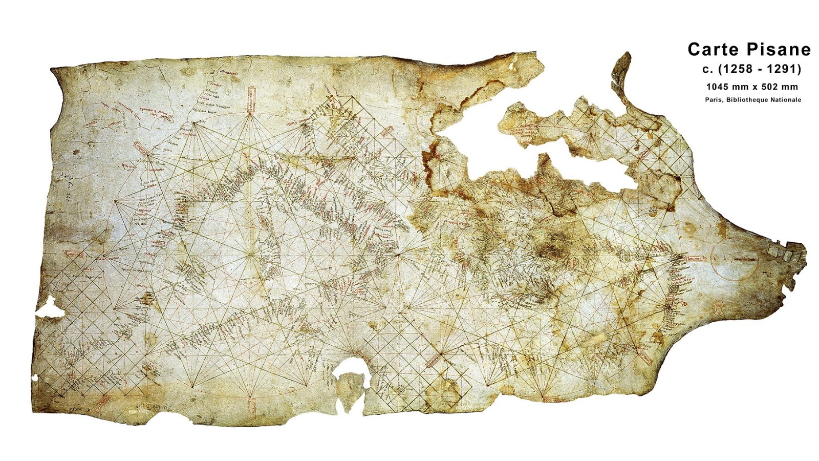 17. Les marins méditerranéens s'orientaient à l'aide de lignes, et non de coordonnées