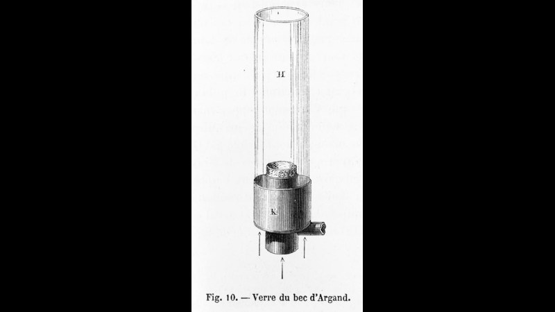 9. La cheminée d'Argand a atténué la lueur des bougies