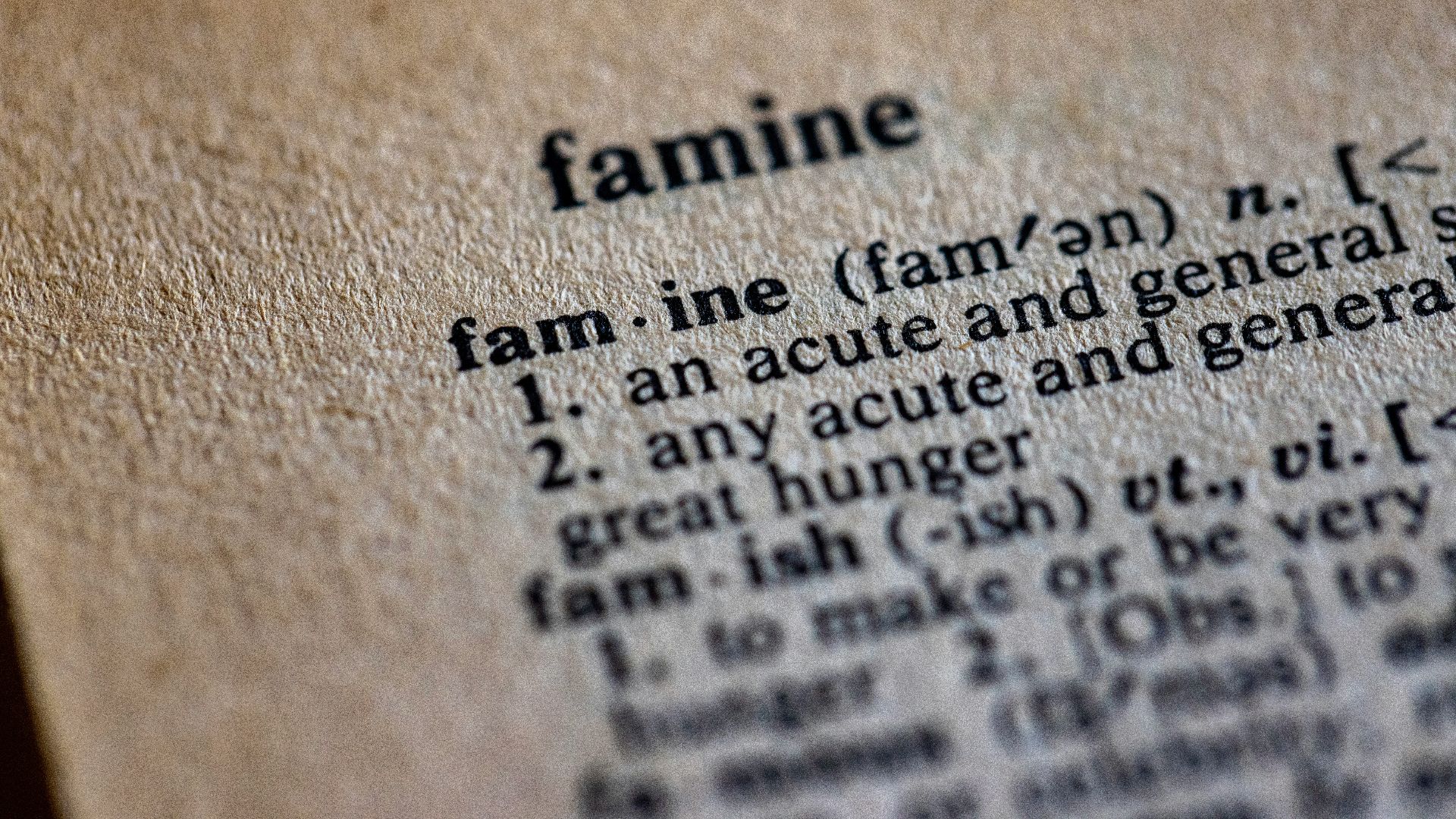 3. La famine était un fléau récurrent