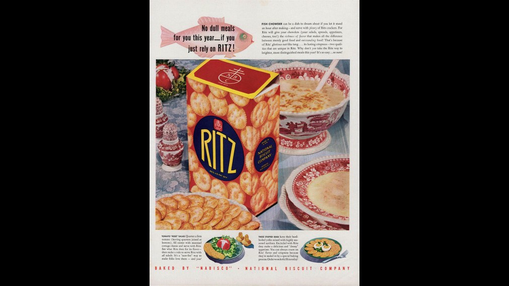 15. Les crackers Ritz ont remplacé tout un processus de découpe