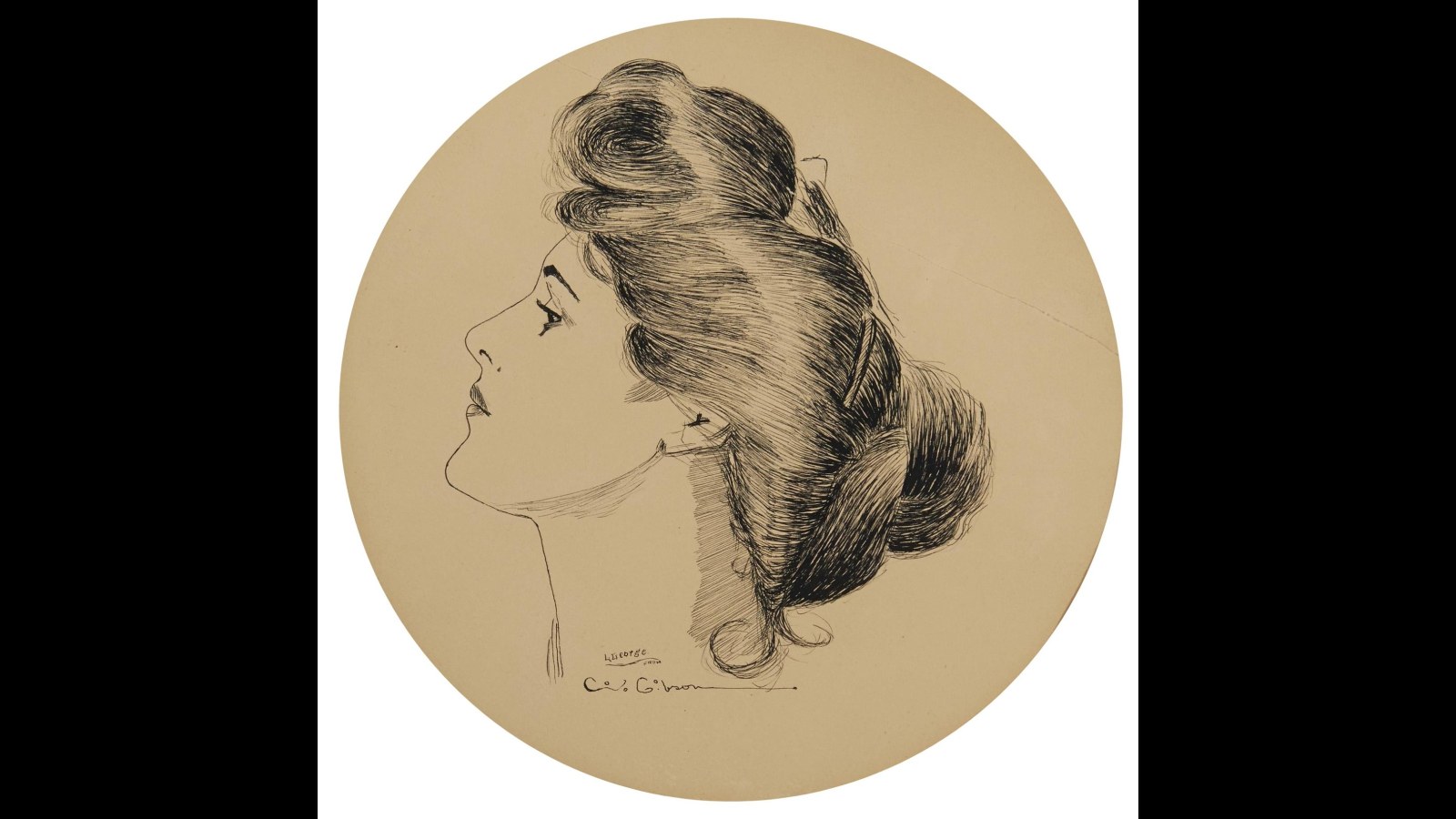 5. La taille de la « Gibson Girl » provenait de ses cheveux mis de côté
