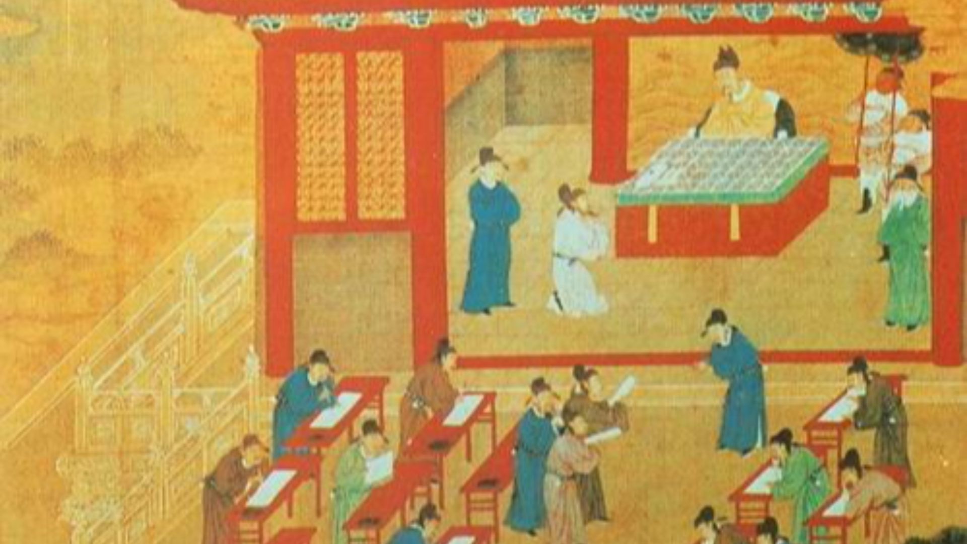 9. Les fonctionnaires chinois devaient passer des examens très difficiles