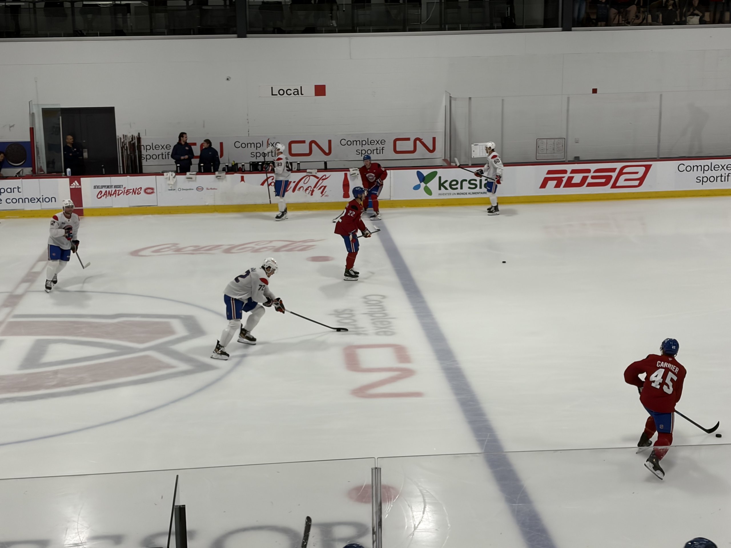 Chris Kreider on the first line: a big clue in today’s practice