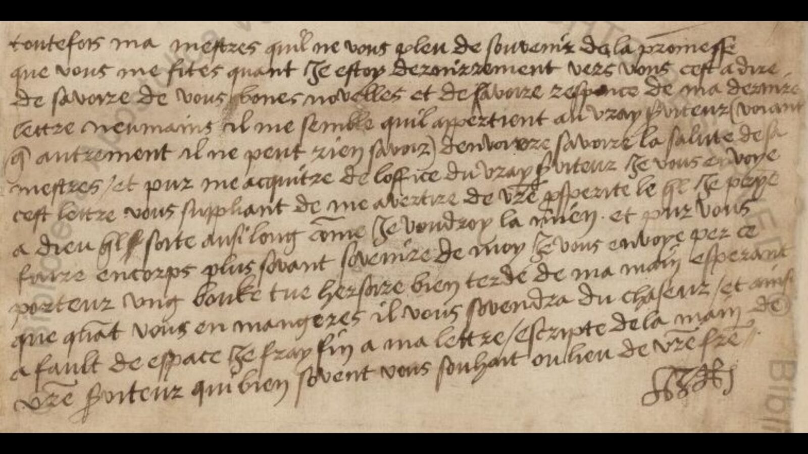 10. Les lettres d'Henry prennent un caractère de plus en plus physique