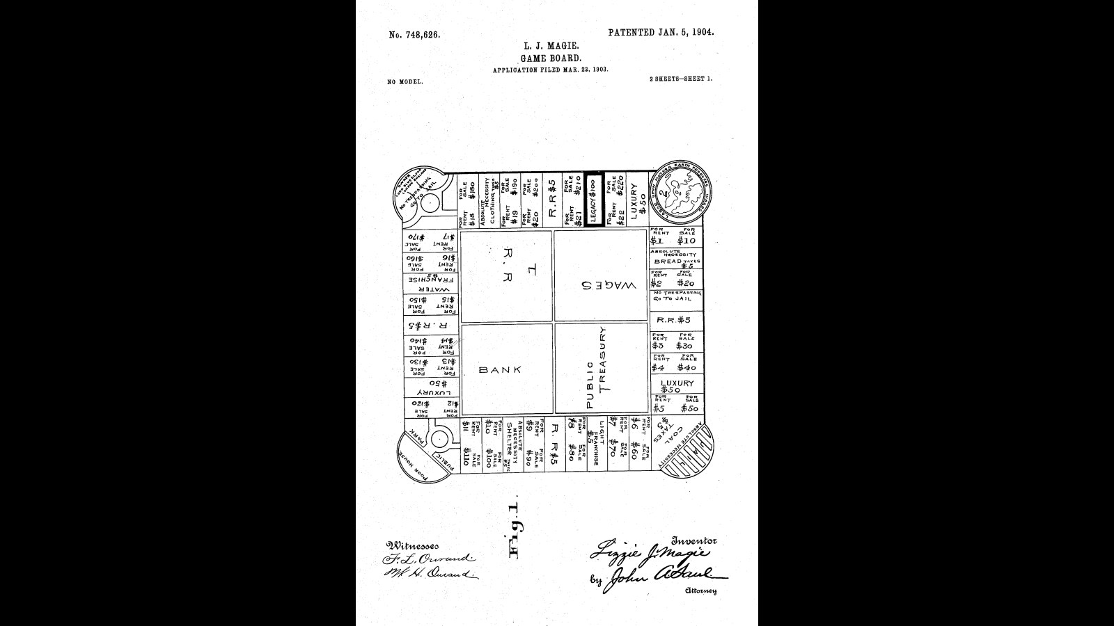 1. Monopoly's Real Inventor Was A Woman Named Elizabeth Magie