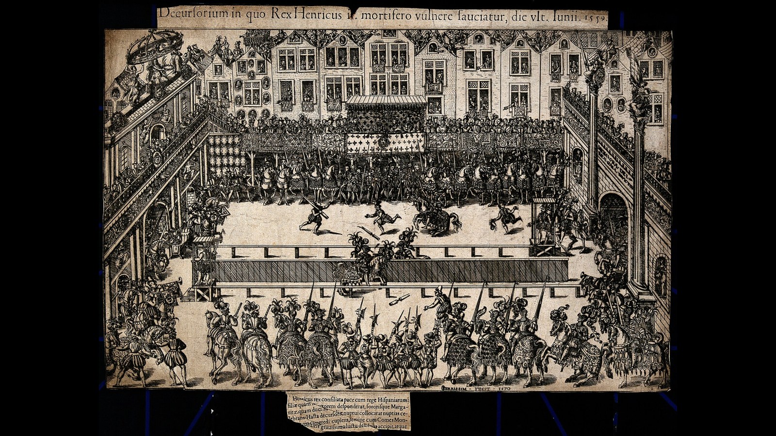 7. A Jousting Lance Killed A King Celebrating Peace