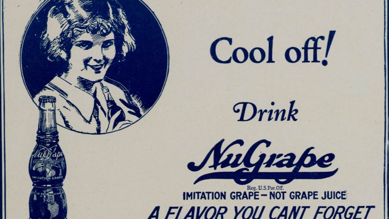 14. NuGrape's Bottle Was Made For The Dark