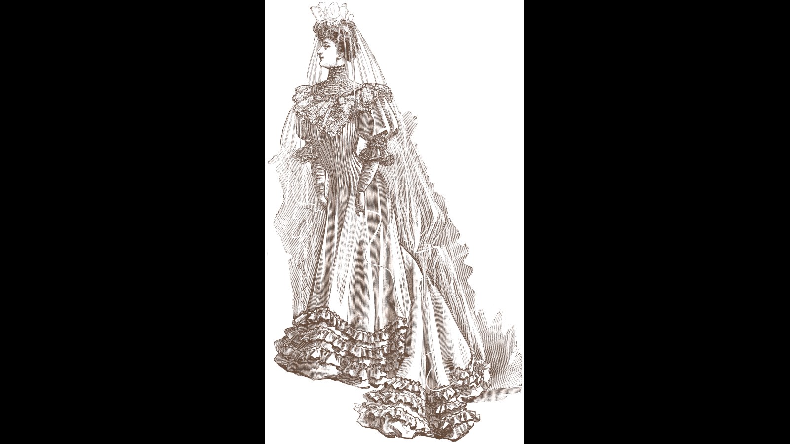 6. Le corset qui courbait les mariées en forme de « S »