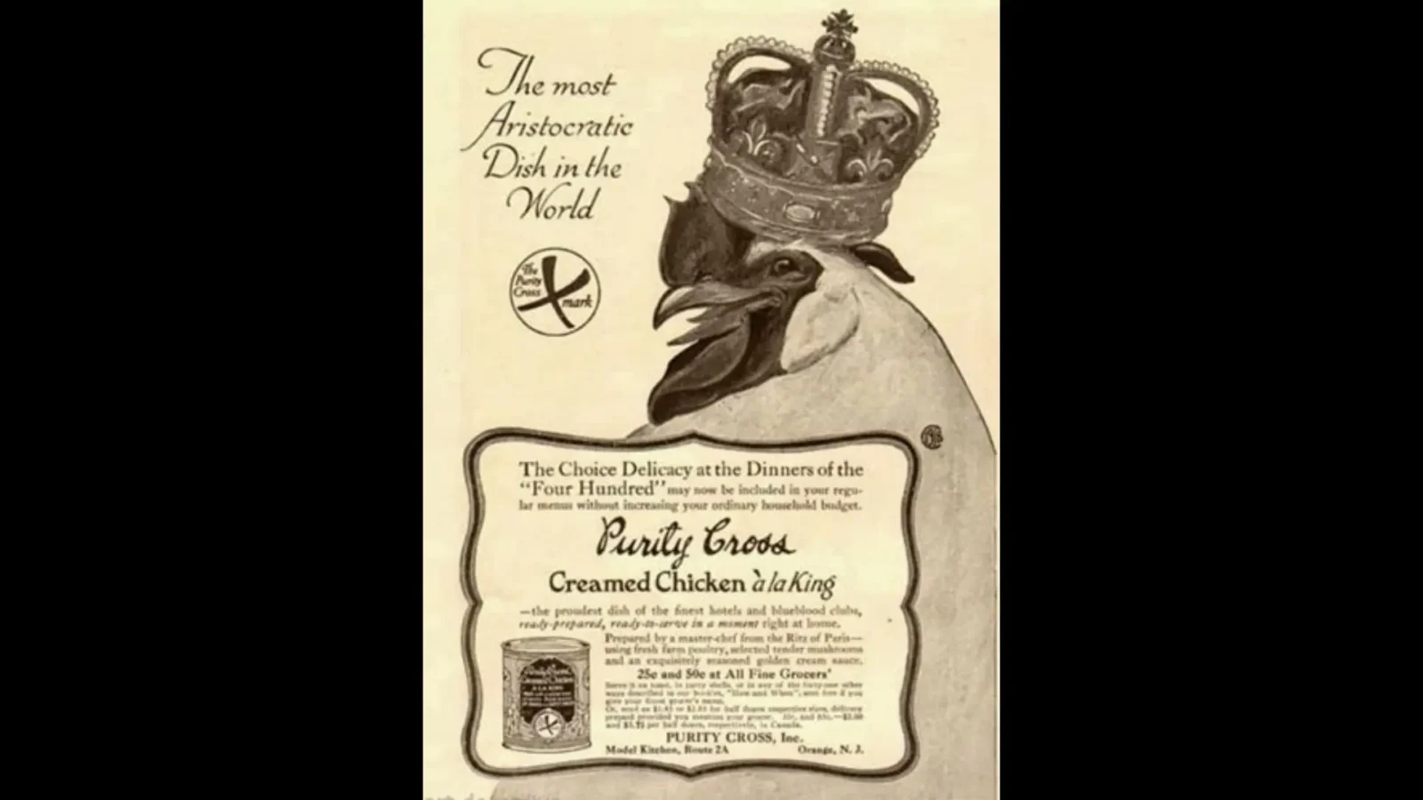 9. L'origine du nom du « poulet à la King » fait toujours l'objet d'un débat