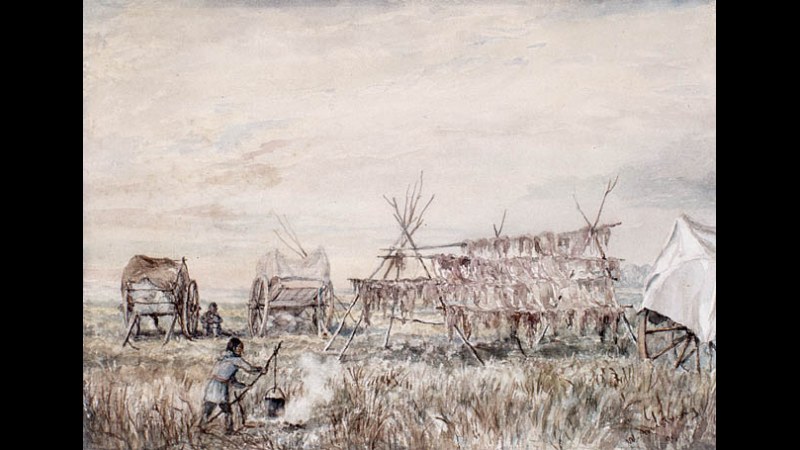 11. Le pemmican était composé pour moitié de graisse, et pas seulement de viande séchée