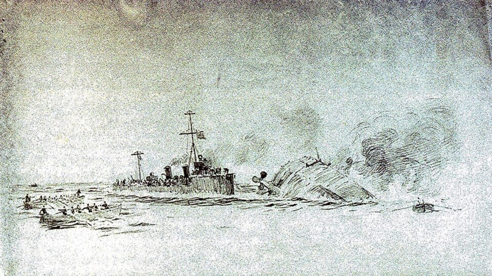 16. Margaret Gwyer a été projetée hors de la cheminée d'un navire en train de couler