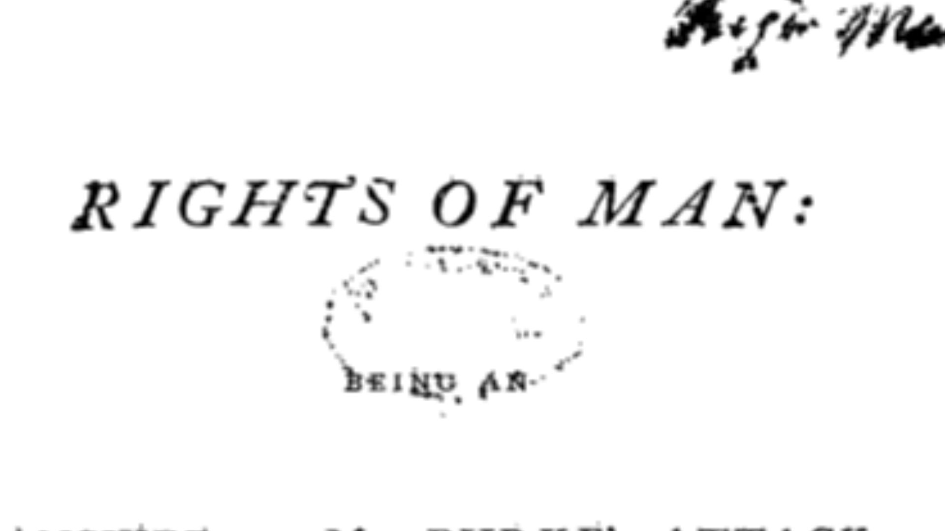 6. « Les Droits de l'Homme », de Thomas Paine