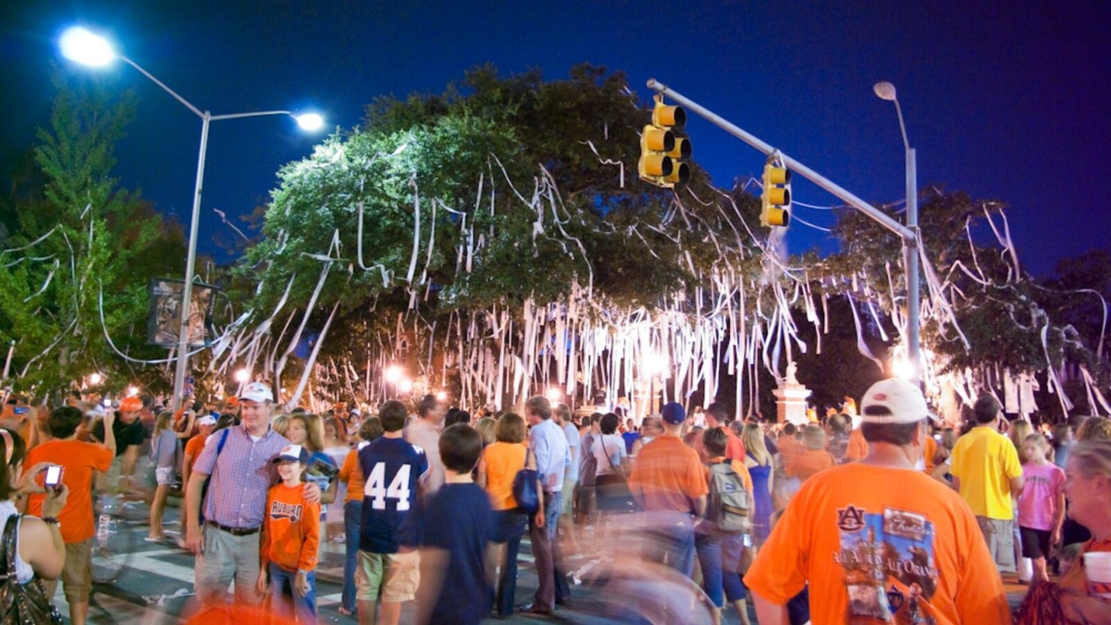 17. Auburn Fans Celebrated With Telegraph Tape, Not Toilet Paper