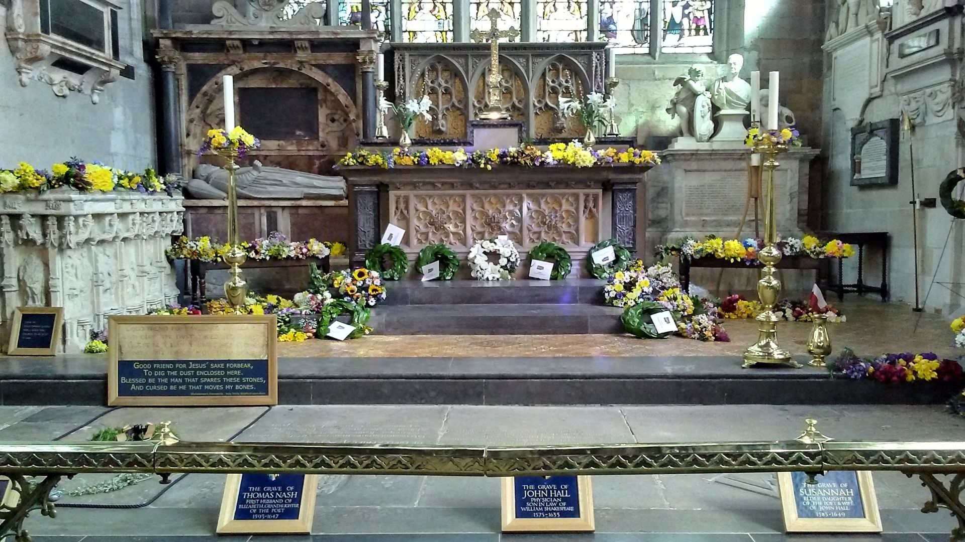 5. La tombe de Shakespeare