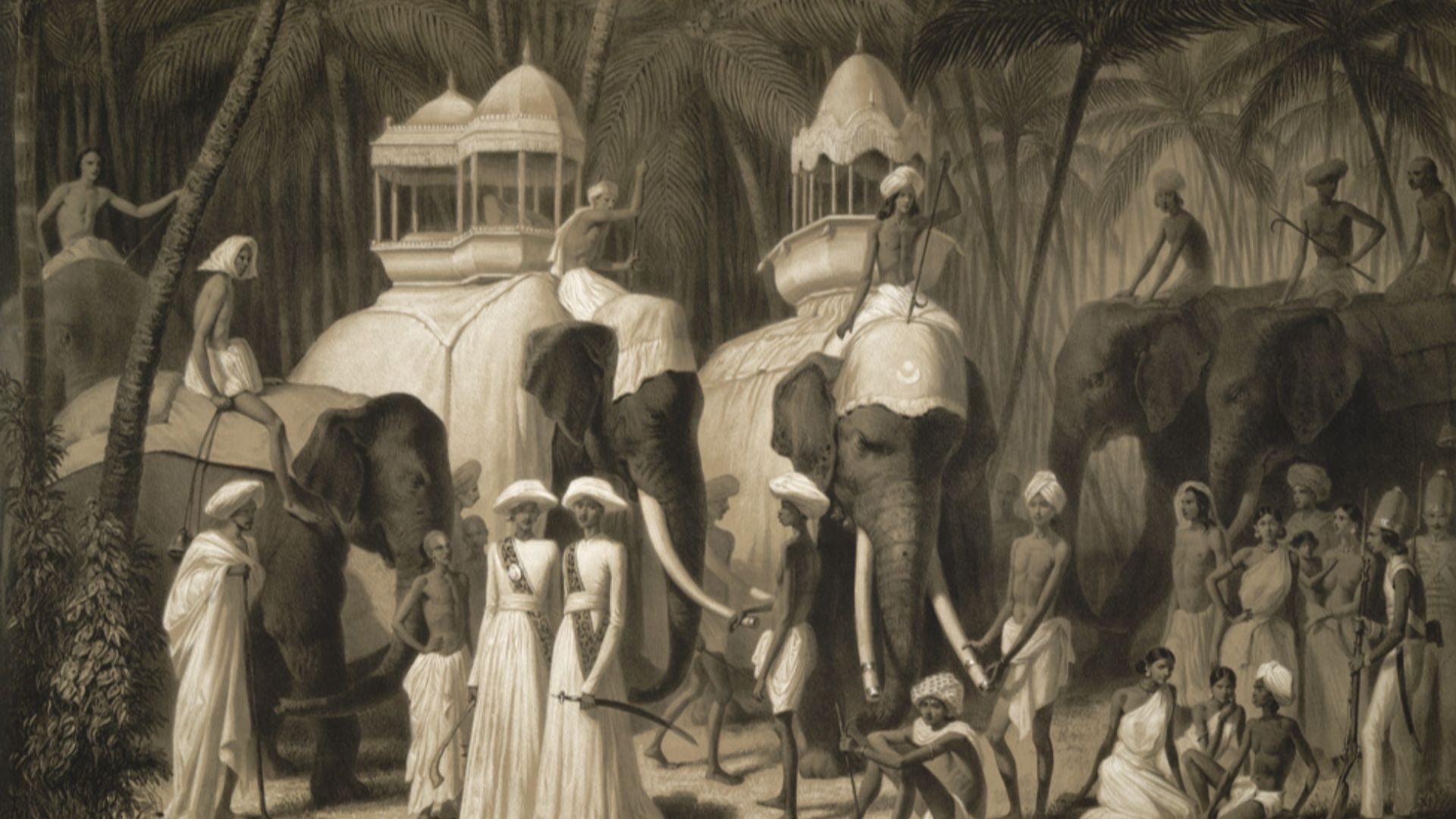 14. Les éléphants royaux faisaient partie du code vestimentaire prévu pour les grandes occasions