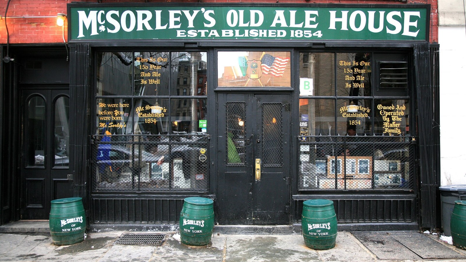 3. Le McSorley's a refusé l'accès aux femmes jusqu'à ce qu'un tribunal fédéral intervienne