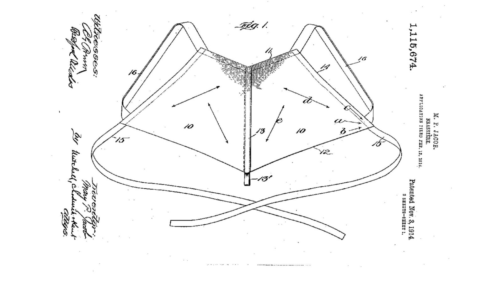 15. Une débutante a confectionné le premier soutien-gorge dos nu à partir de mouchoirs