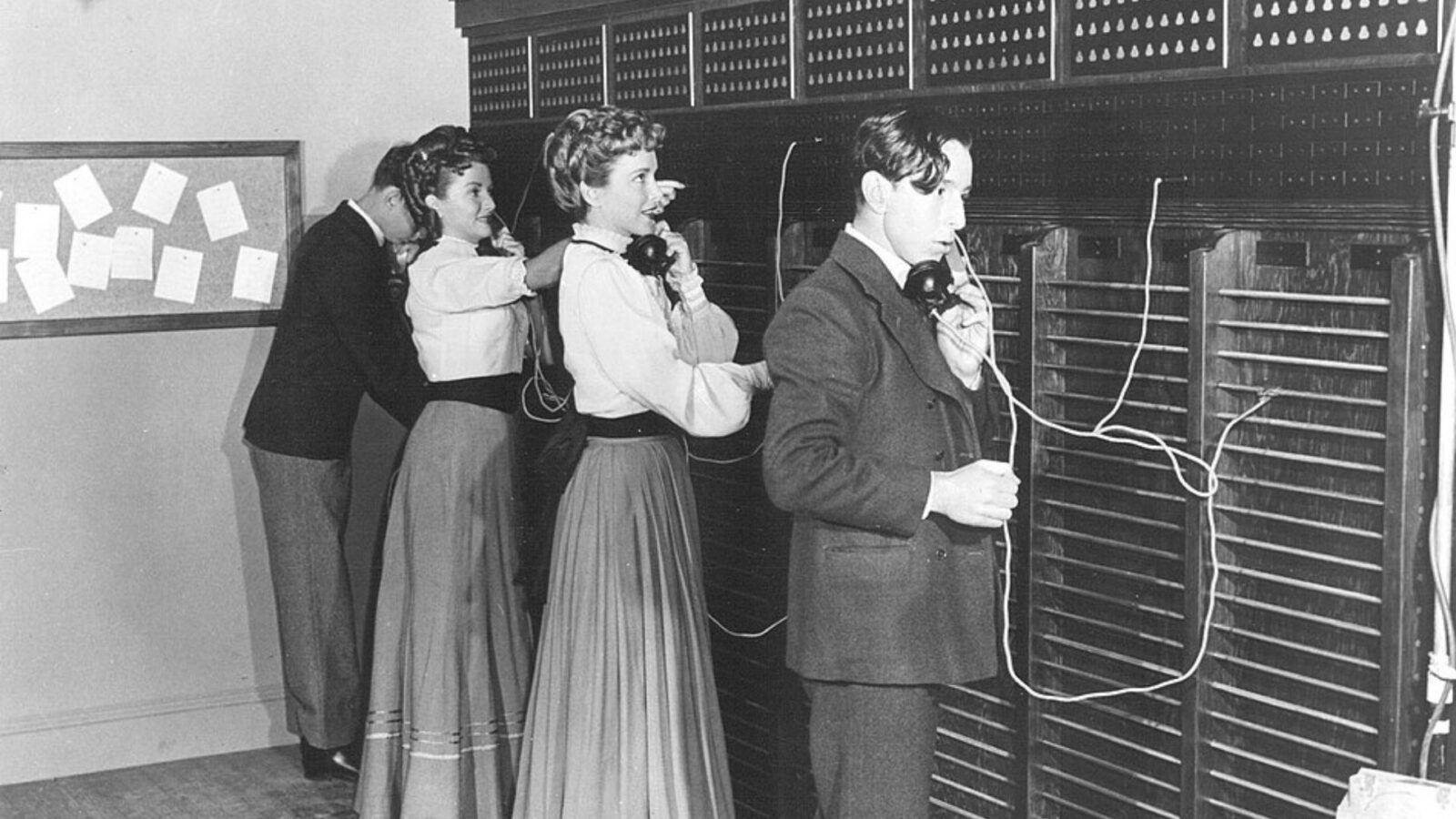 5. Boys Ran The First Switchboards, Then Lost The Job For Rudeness