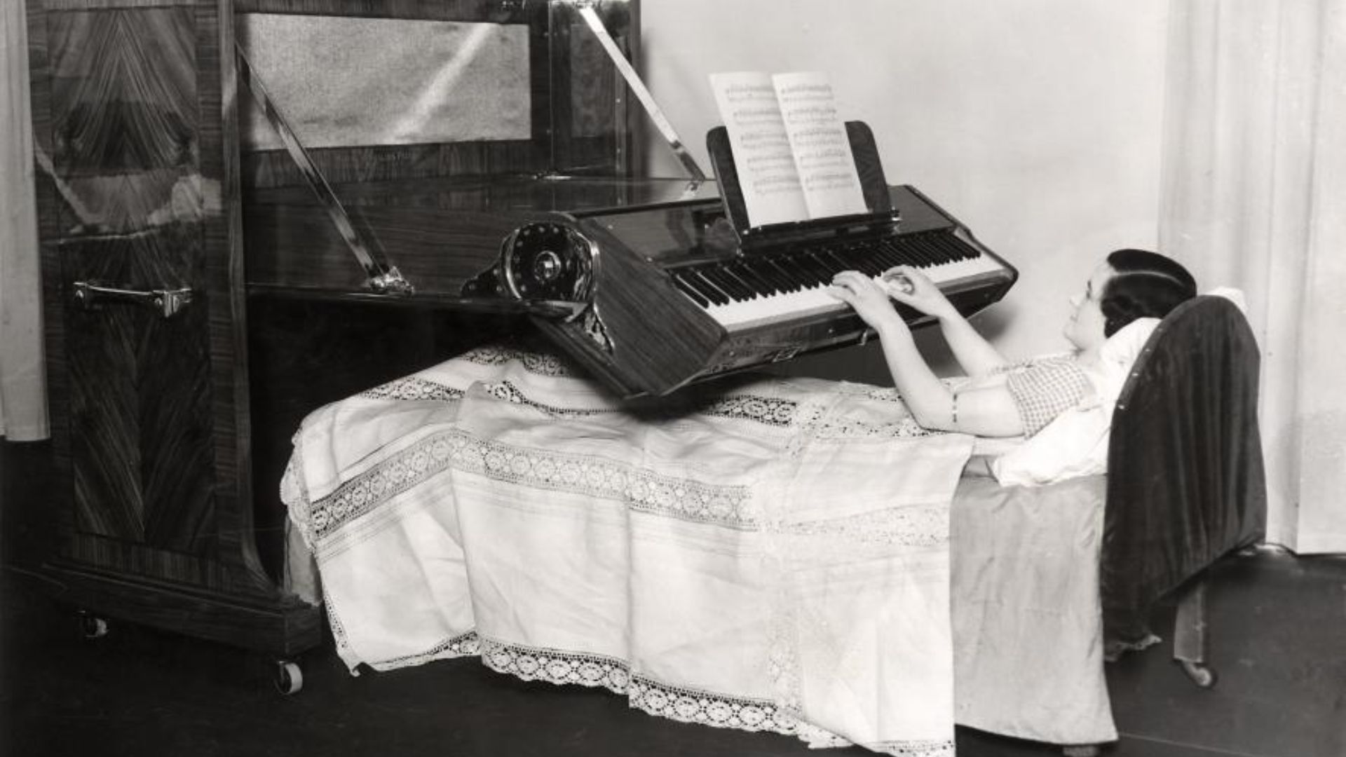 17. Un piano pour les personnes alitées