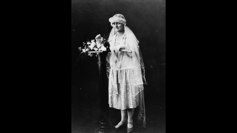8. Dans les années 1920, les mariées ont complètement abandonné le corset