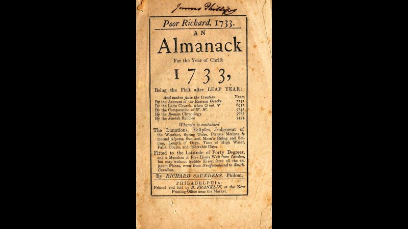 1. Ben Franklin Didn't Actually Write That Fish Line