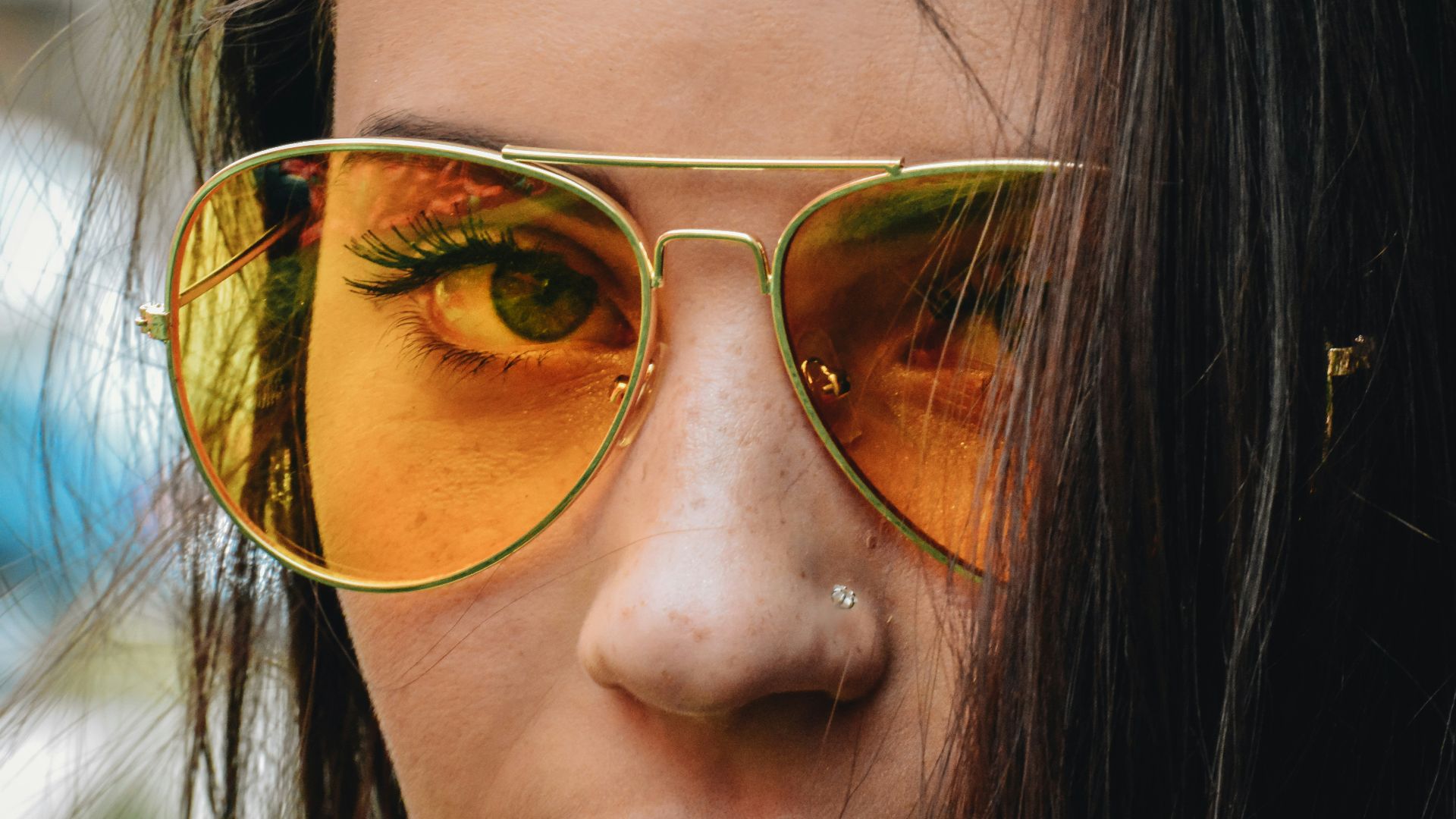 15. Lunettes de soleil de type « aviateur »