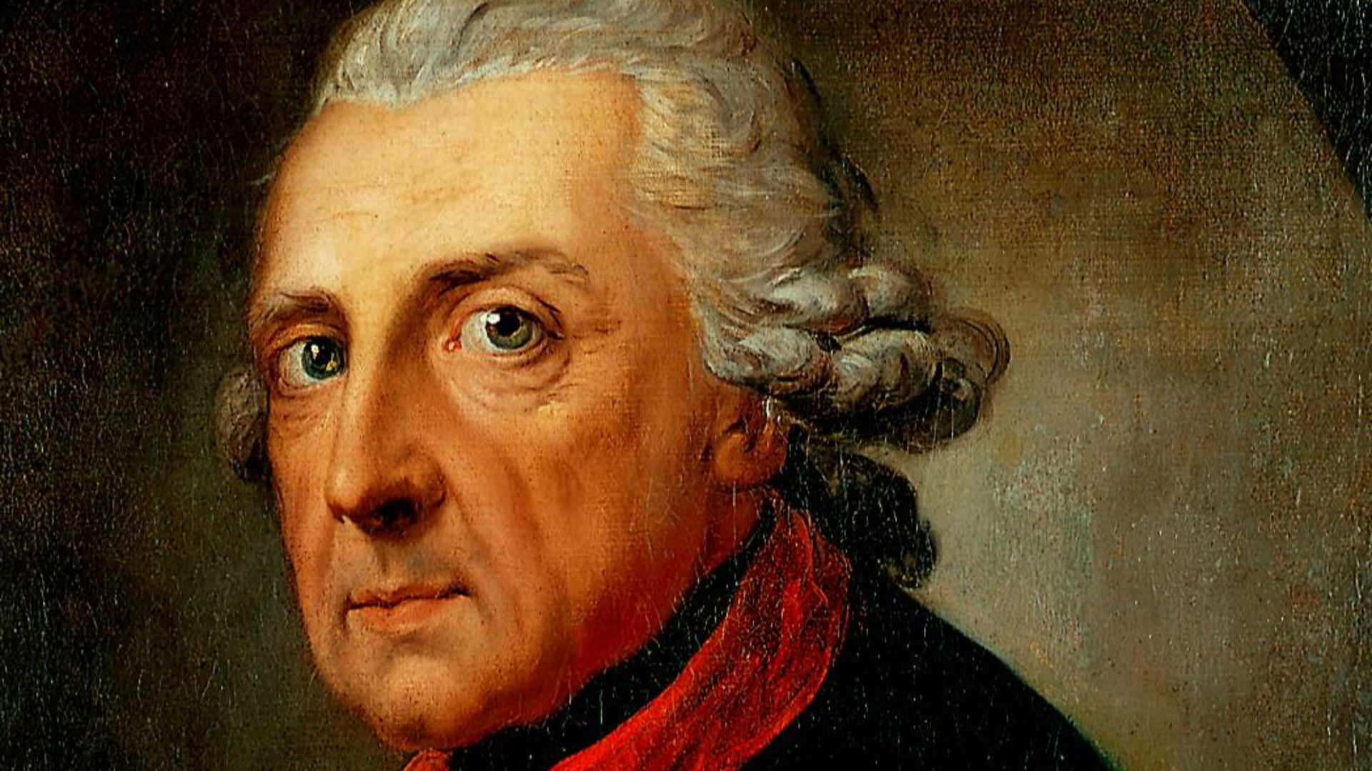 16. Frédéric le Grand était presque toujours entouré de chiens