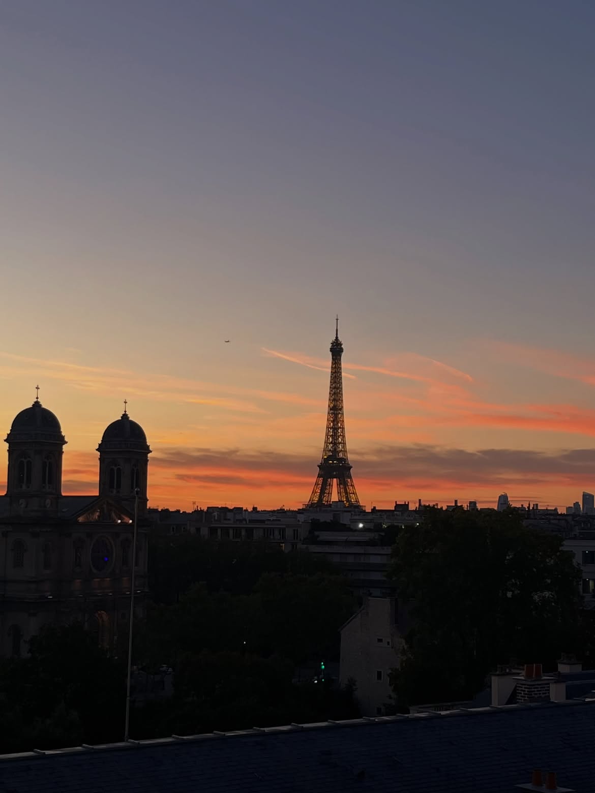 Tour Eiffel au golden hour