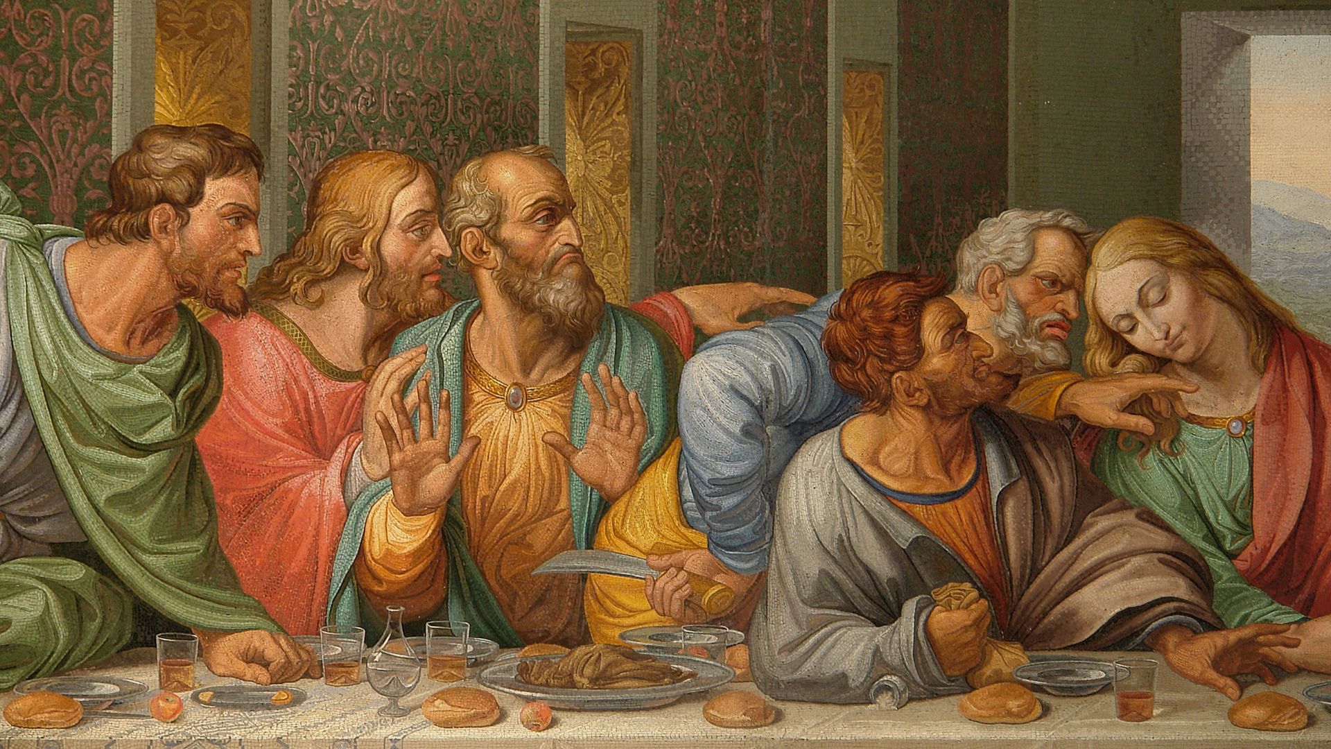 10. La reconstitution de la Cène