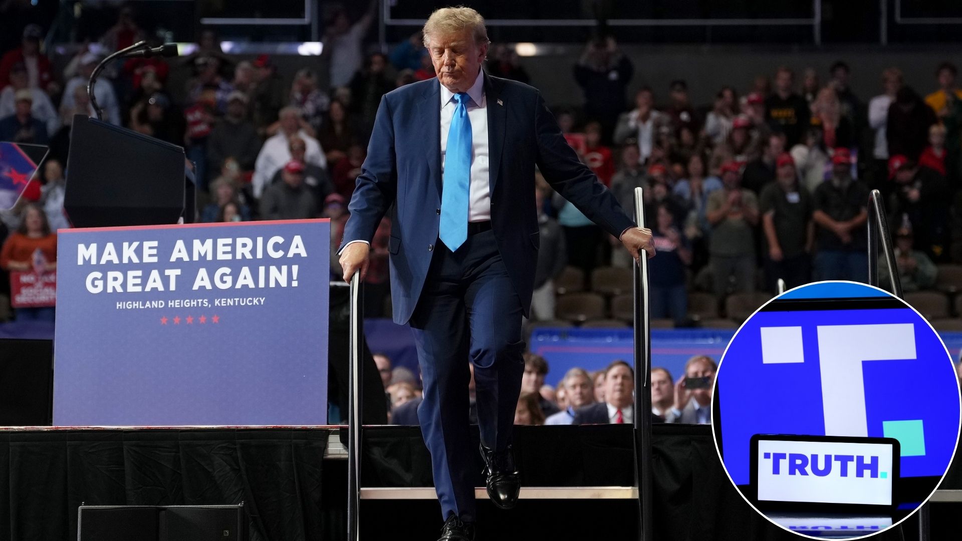 Truth Social Traffic Plunges 30% Amid Trump’s Relentless Flood of Bizarre AI Slop as Approval Hits 33%