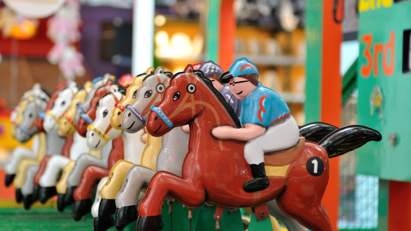 4. Un cheval mécanique surveillait la porte d'entrée