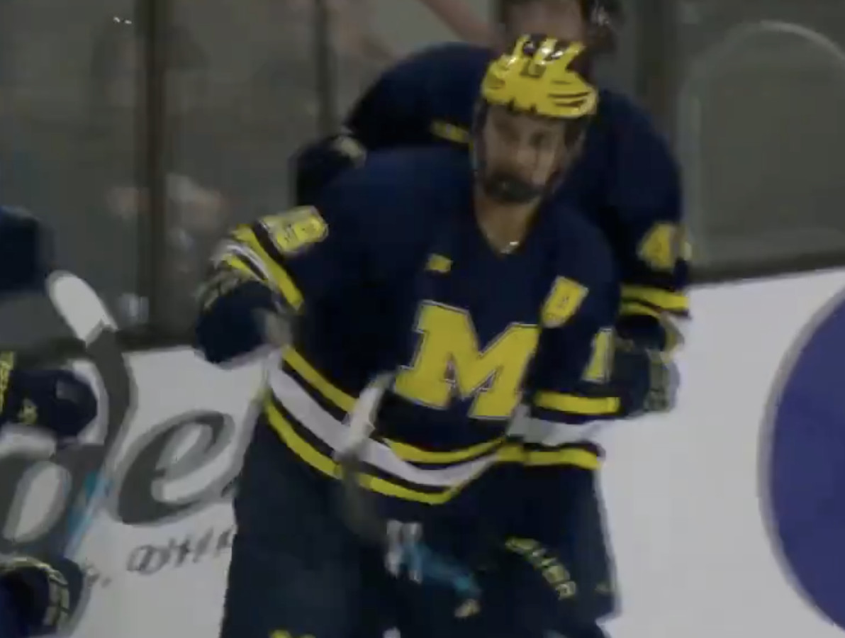 Four points for Michael Hage tonight