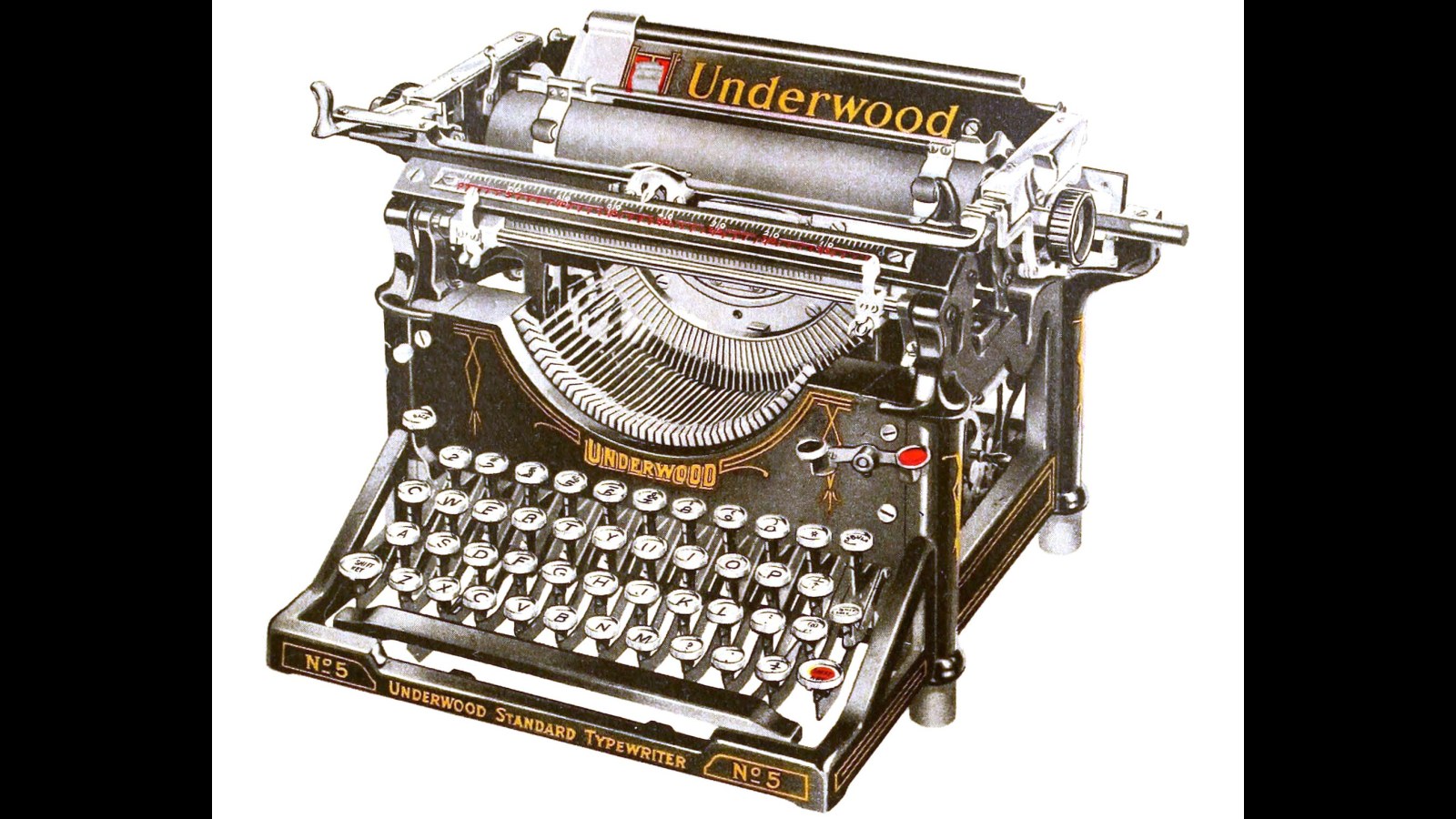 8. The Underwood No. 5 Let You Actually See What You Typed