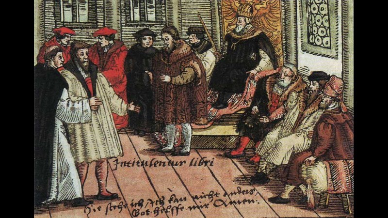 6. Luther's Defiance At Worms Split Western Christianity