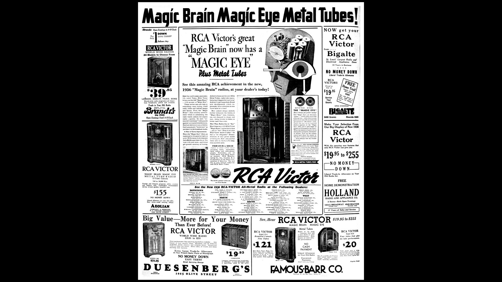 18. RCA Sells Radios As The Depression's Free Entertainment