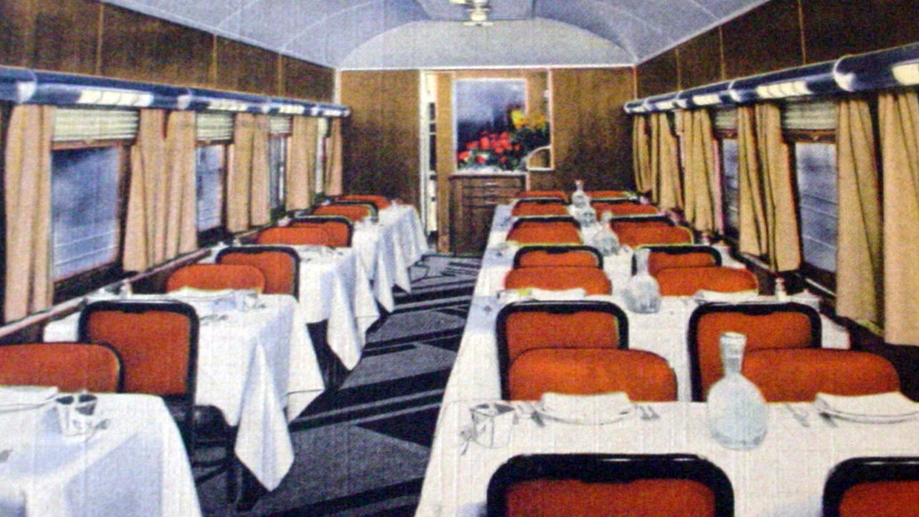 12. Le dîner à bord du Super Chief s'est terminé par un rince-doigts parfumé au citron