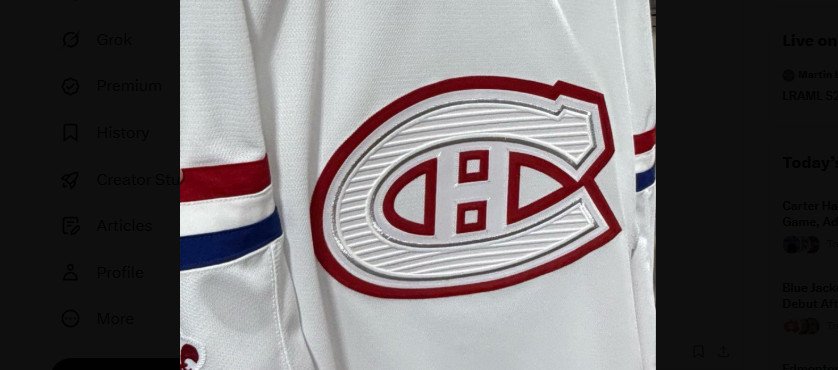 Canadiens: A first look at the Hometown Remix jersey is circulating