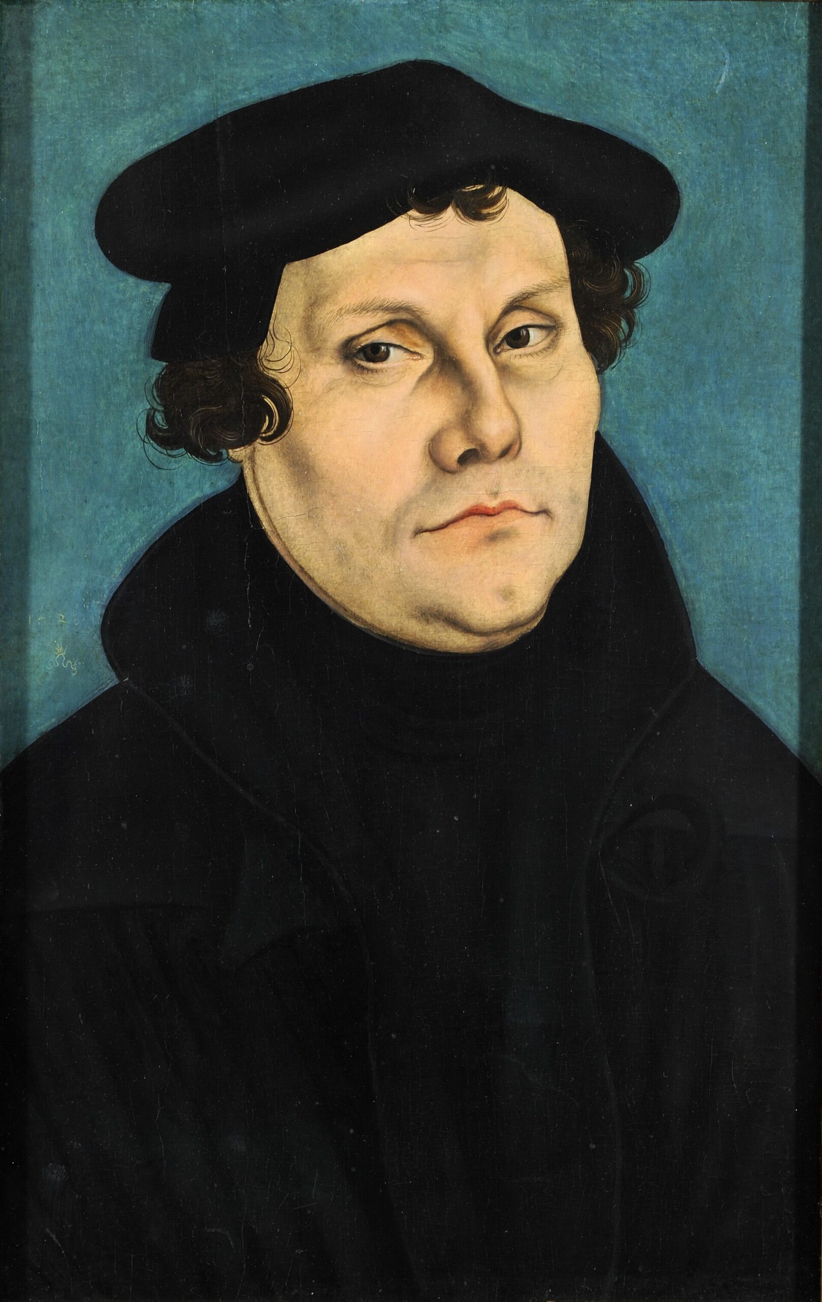 Portrait de Martin Luther peint par Lucas Cranach l'Ancien