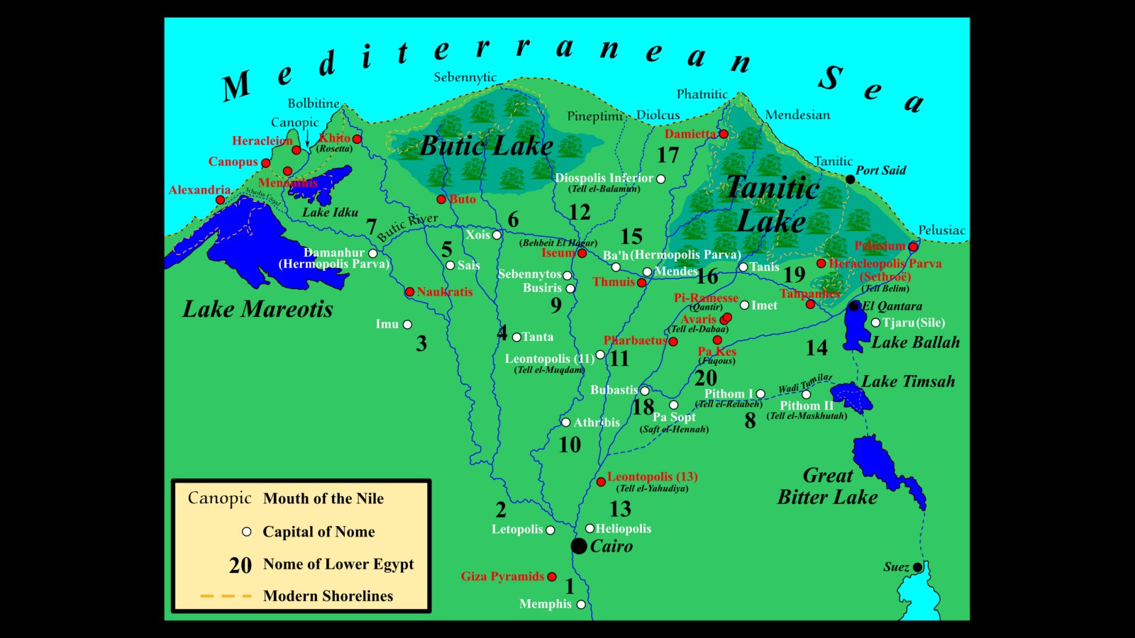 19. A Lost River Ran Right Up To Giza