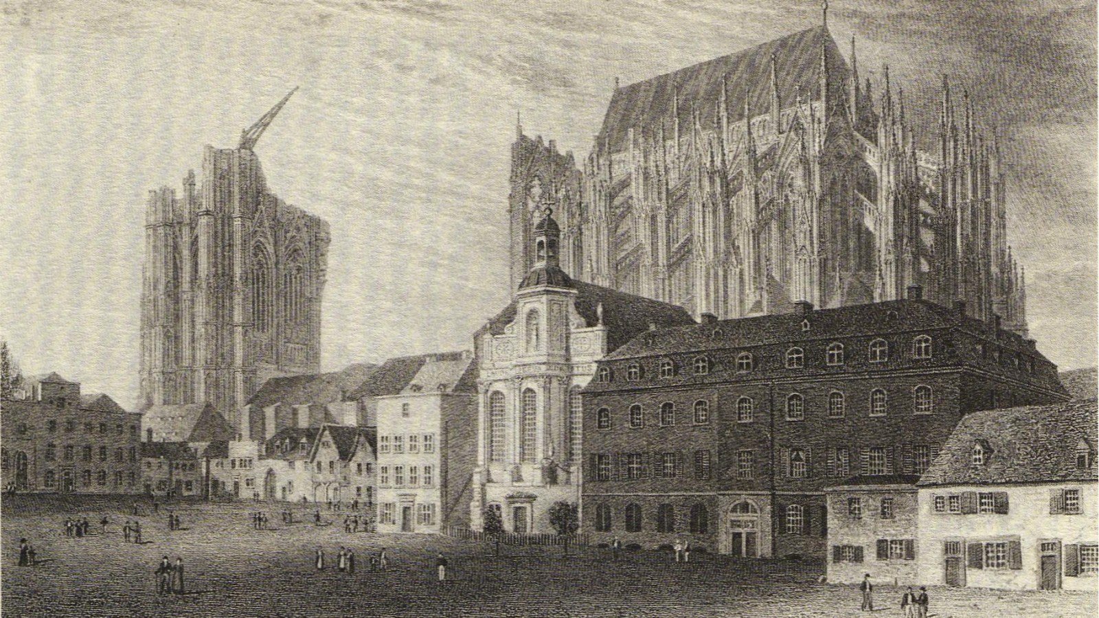 4. La cathédrale de Cologne est restée intacte pendant 300 ans d'affilée
