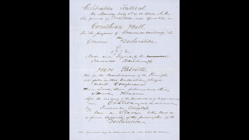 16. Douglass Turned The Day After July Fourth Into An Indictment Of Slavery