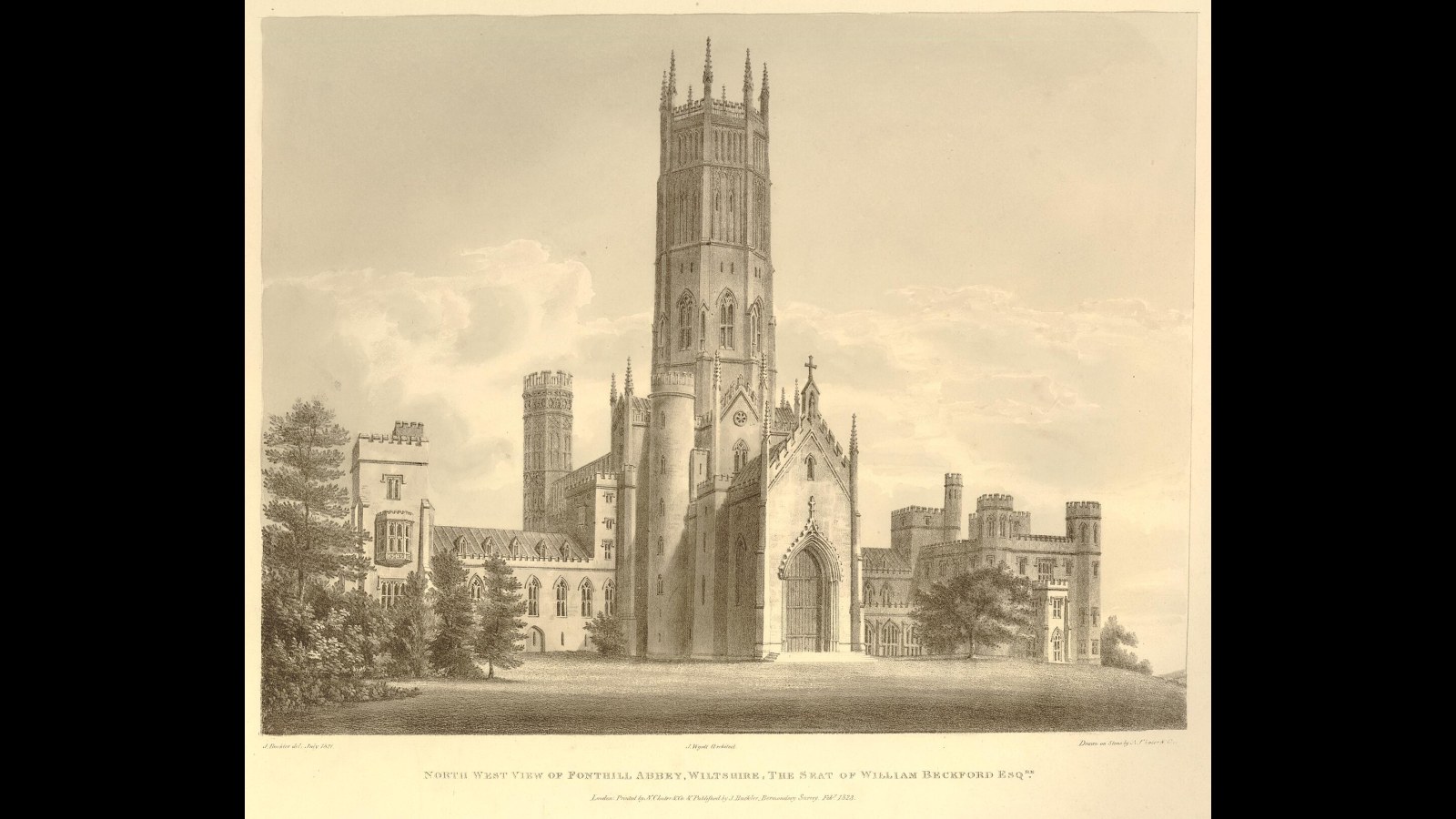 16. William Beckford Rushed A 300-Foot Gothic Tower Until It Collapsed Twice